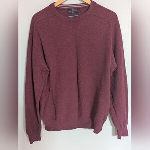 Marks & Spencer Blue Harbour Extra Fine Lambswool Crewneck‎ Mens M Sweater